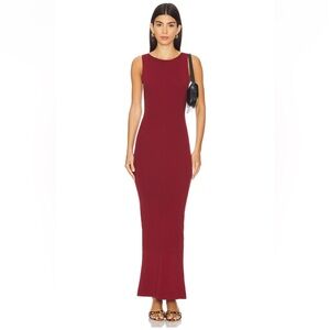 WeWoreWhat Burgundy Maxi Dress